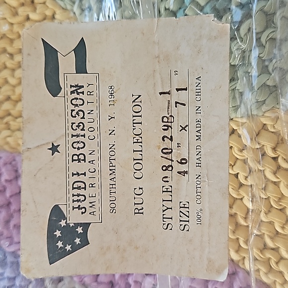 NWT JODI BOISSON HAND MADE RUG - Picture 13 of 16